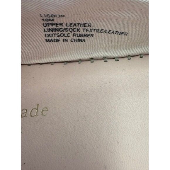 Kate Spade Black Suede Leather Espadrille Flats Womens Size 10M - Picture 6 of 6